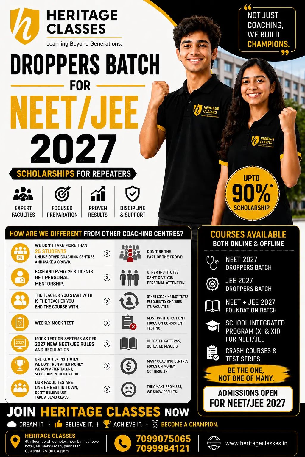 Join Jee Admission Heritage Classes 2026